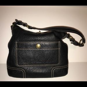 Coach soft pebble leather handbag